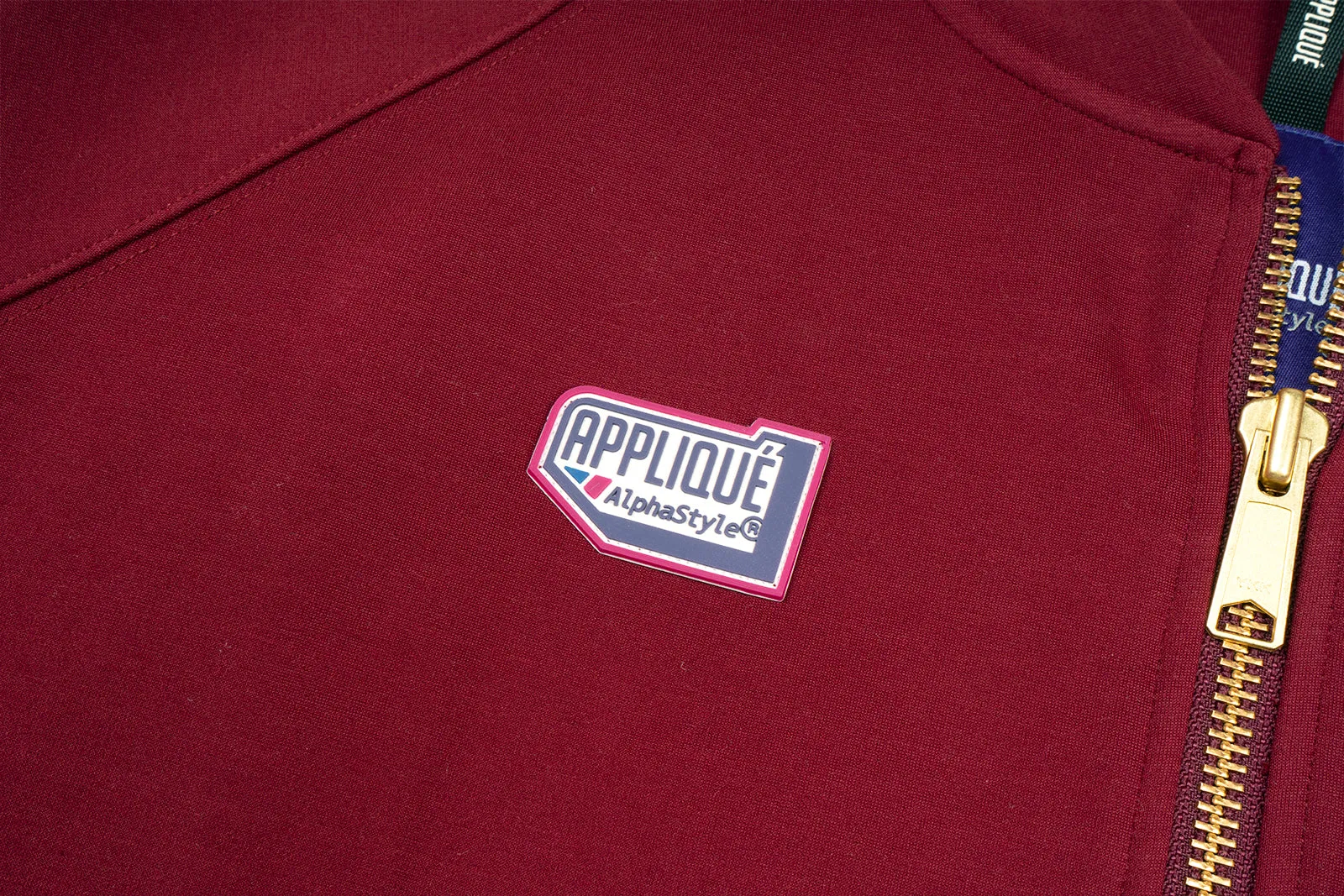 ALPHA STYLE APPLIQUE CAMDEN ZIP UP JACKET (WIN)