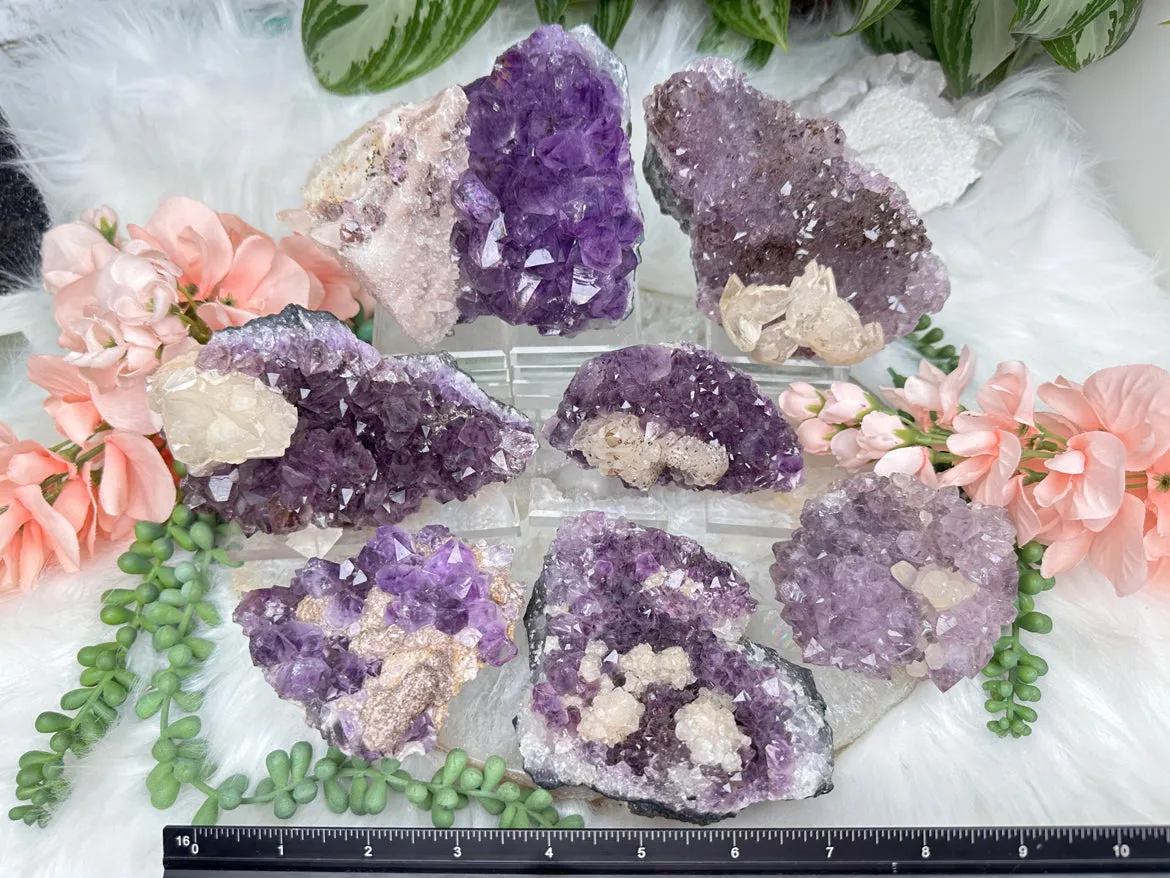 Amethyst Calcite Crystals