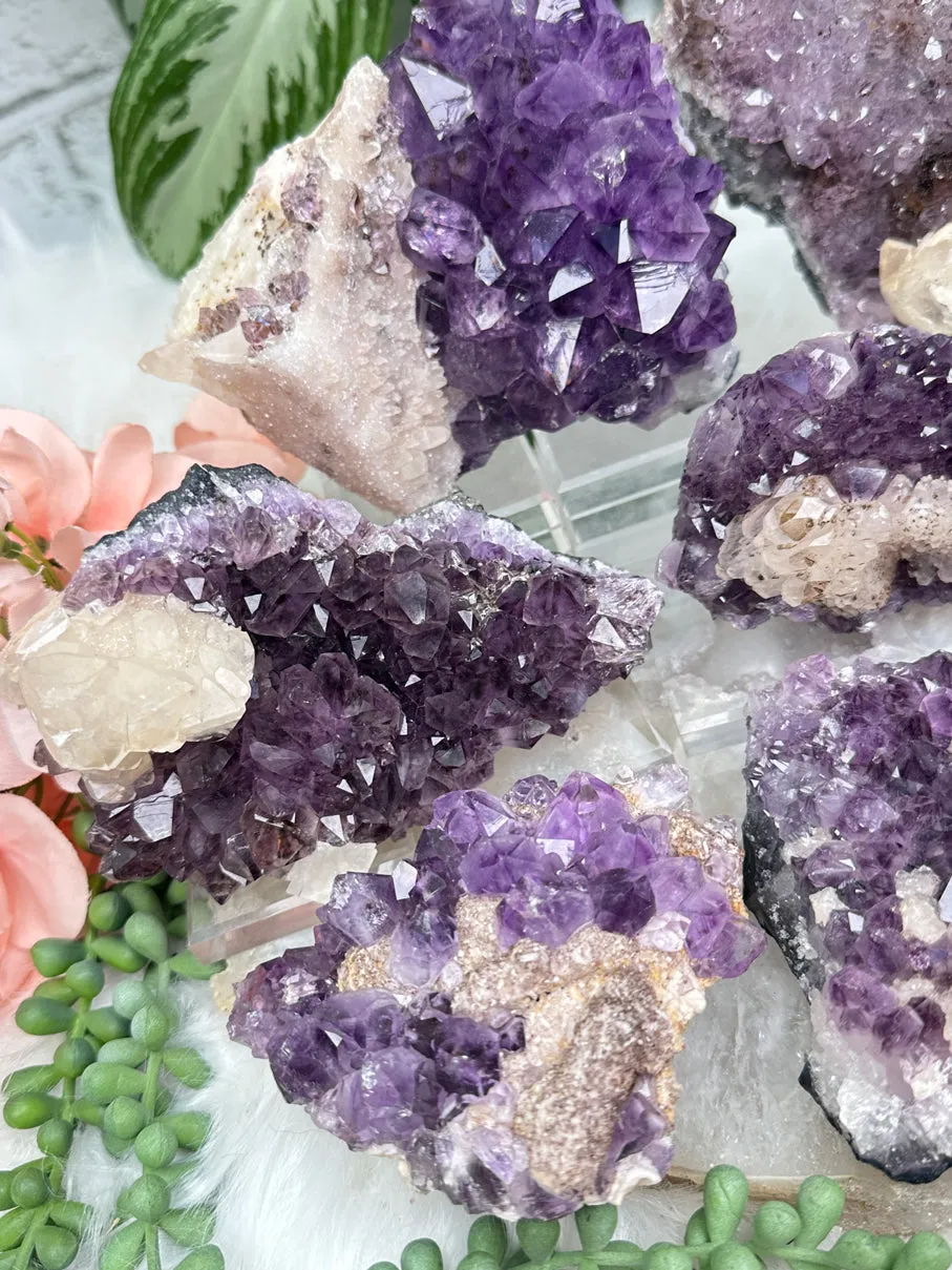 Amethyst Calcite Crystals