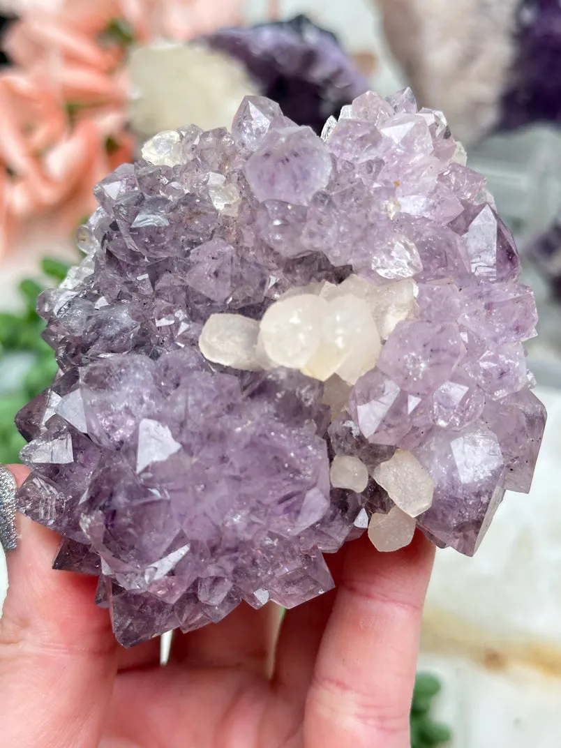 Amethyst Calcite Crystals