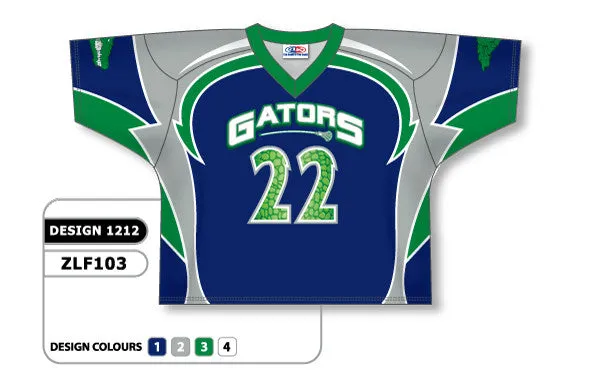 Athletic Knit Custom Sublimated Lacrosse Jersey Design 1212