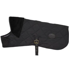 Barbour Medium Quilted Dog Coat In Navy