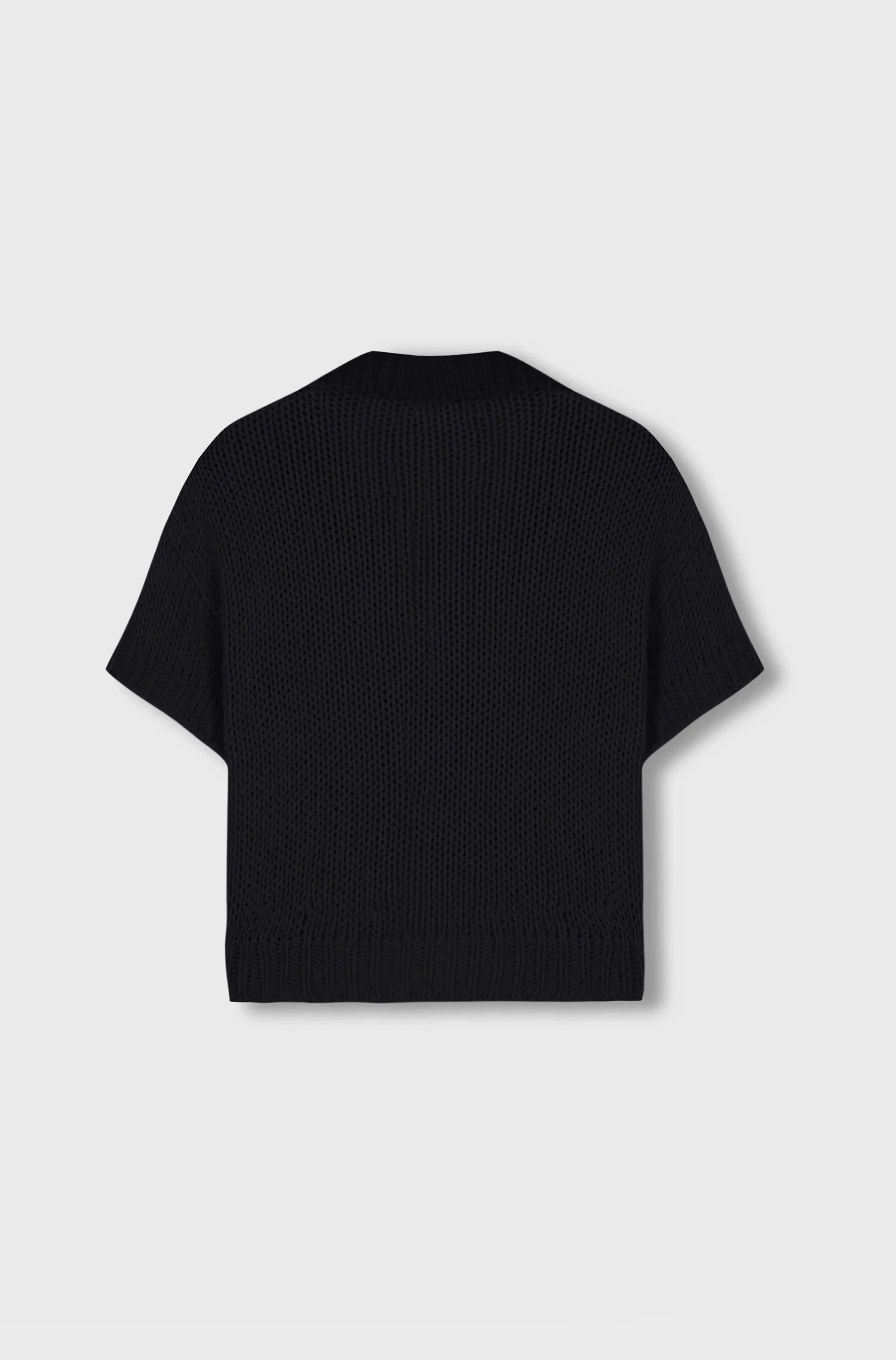Cotton Polo, Black