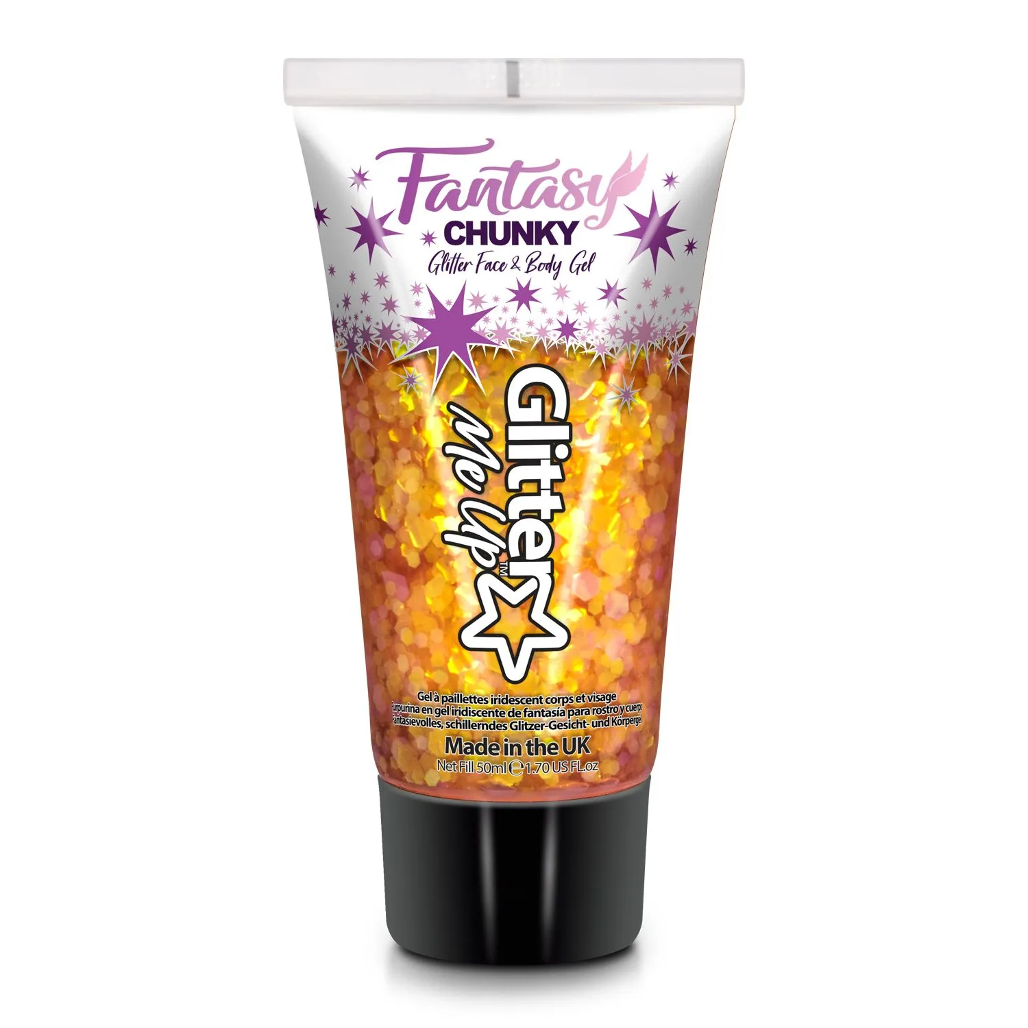Dragon Heart Chunky Glitter Face Body Gel 50ml