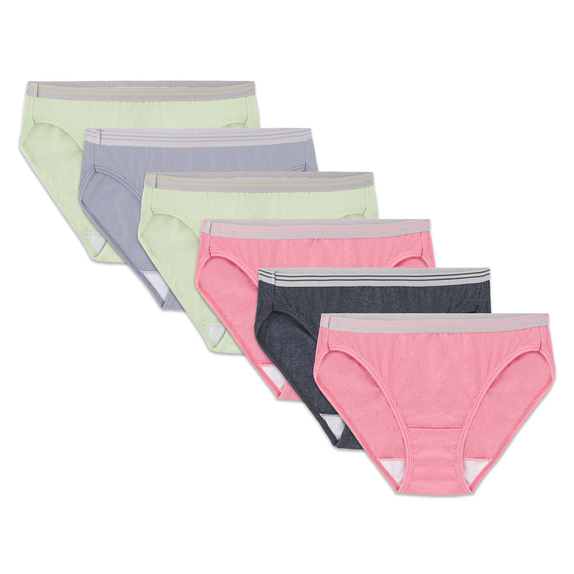 Fruit of the Loom Women's Size 5 Bikini Underwear, 6-Pack