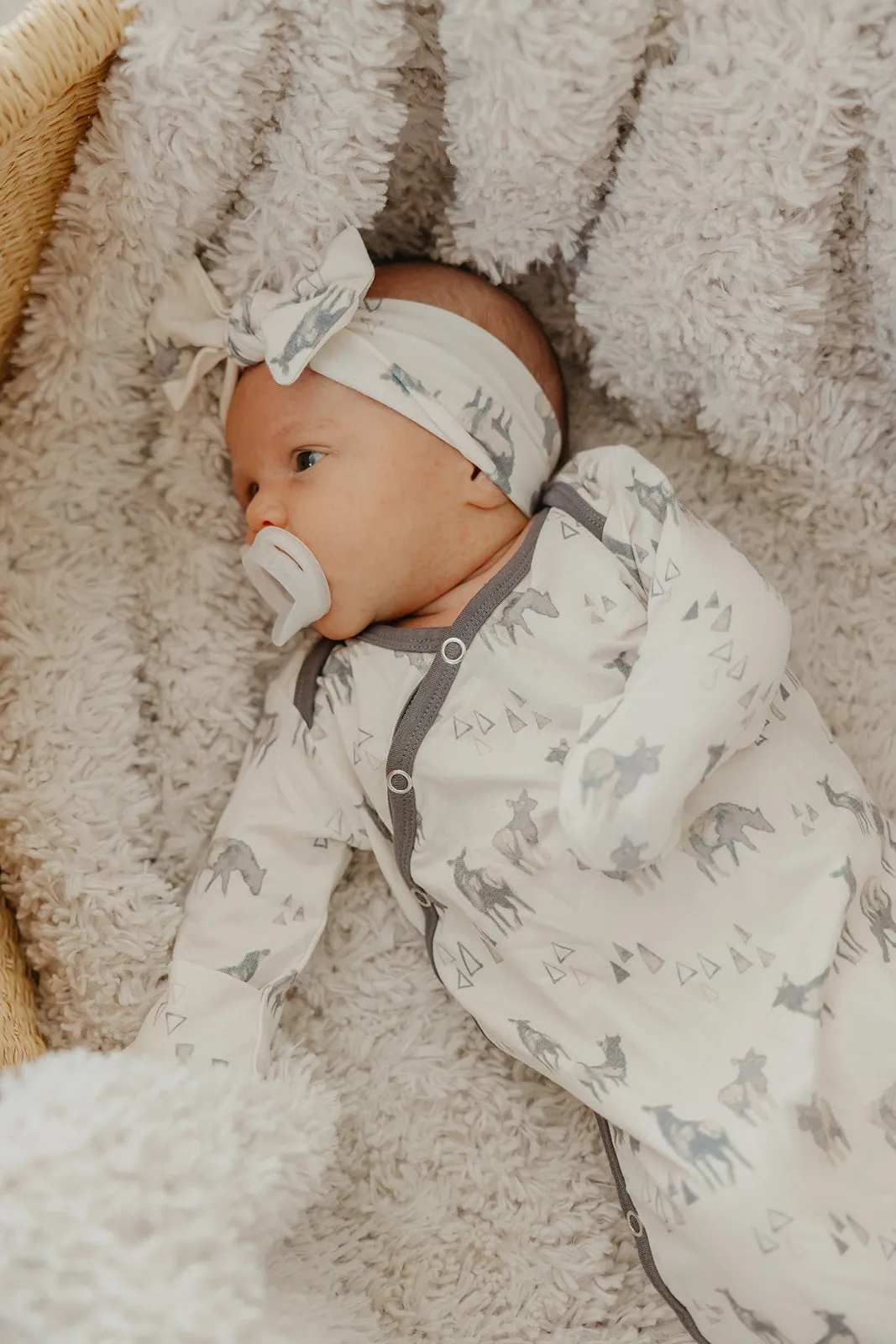 Knit Headband Bow - Cody