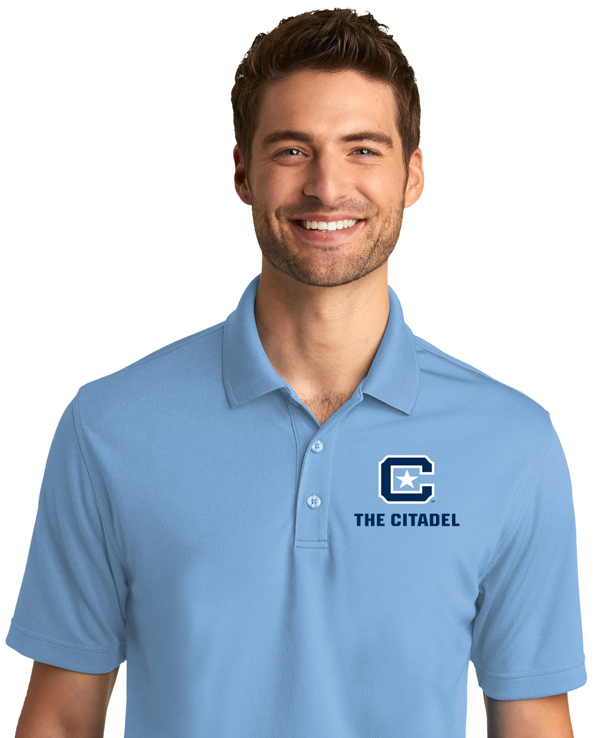 The Citadel C UV Micro-Mesh Short Sleeve Polo Shirt